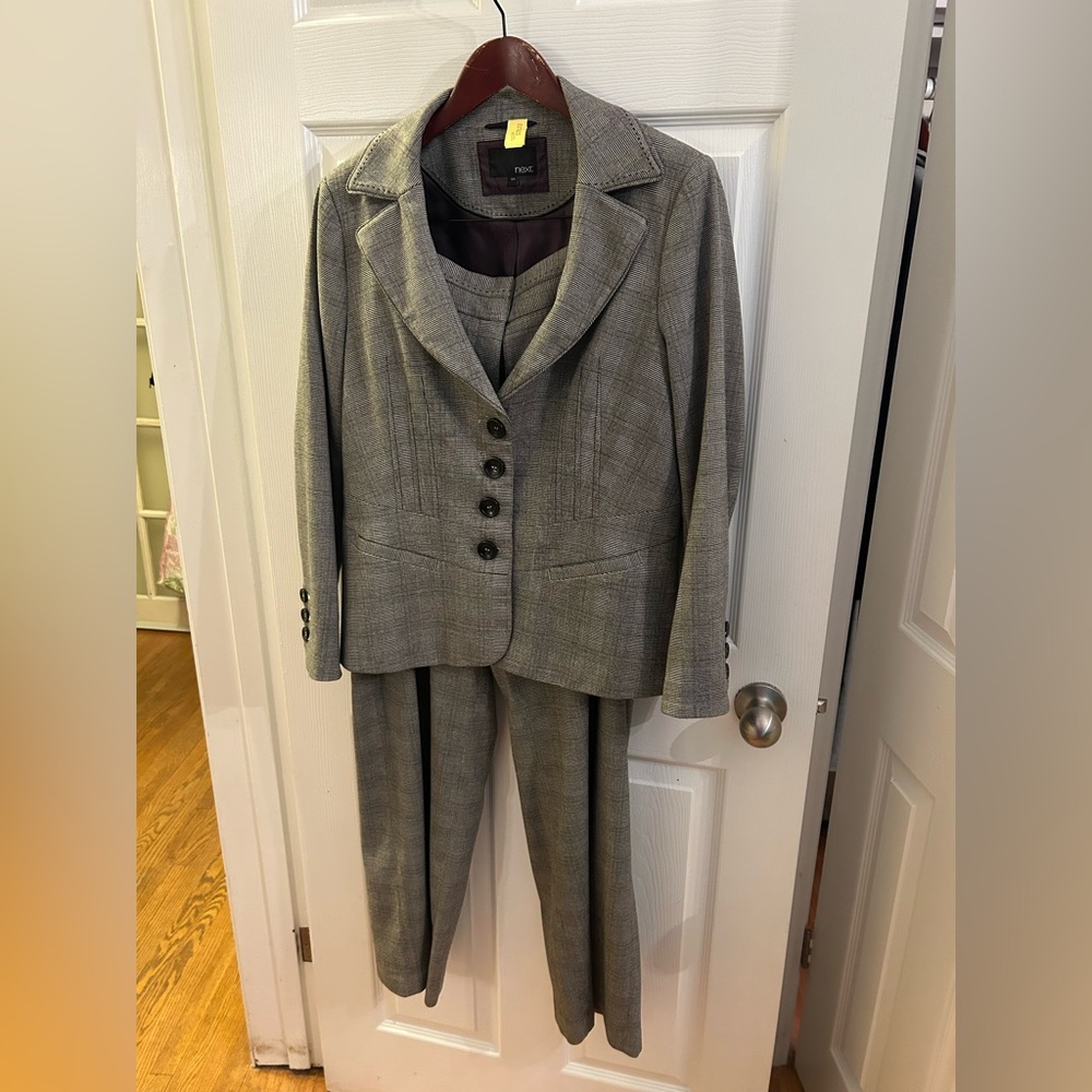 Ladies grey pant suit by Next UK